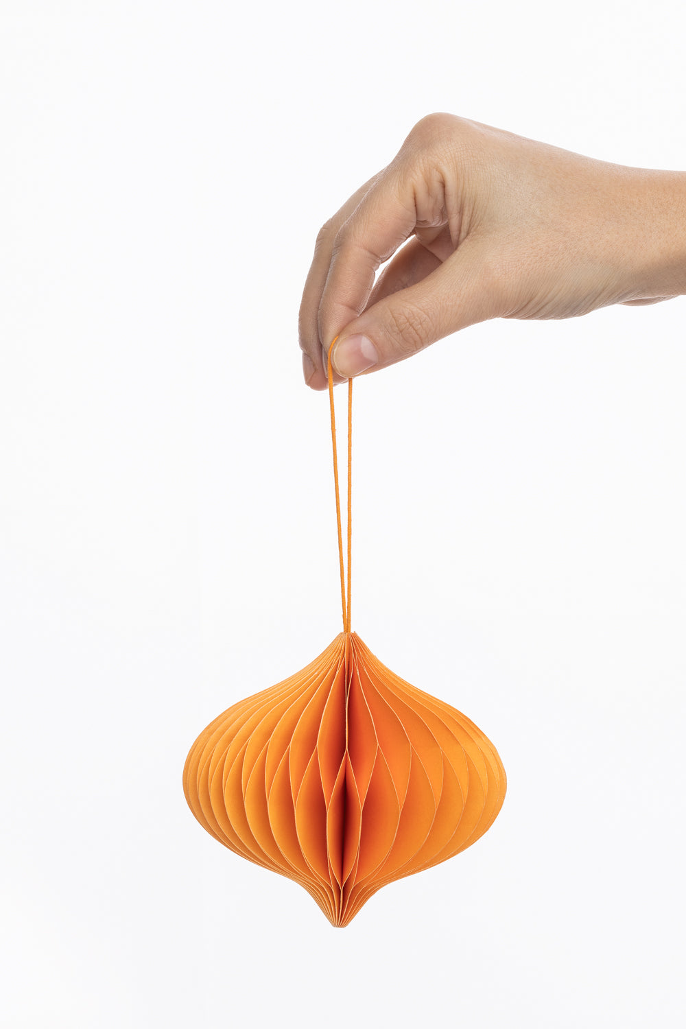 Paper pendant ORANGE DROP
