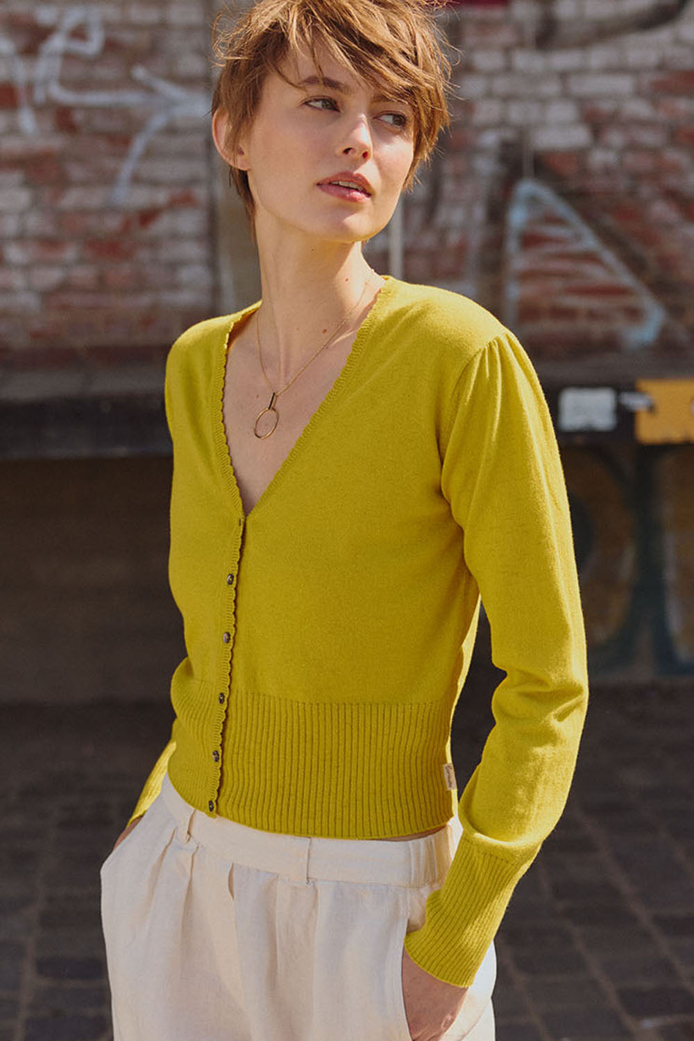 Strickjacke Linaa aus Bio-Baumwolle