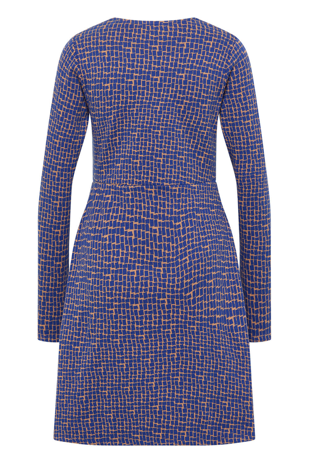 Knitted swing dress with a retro look