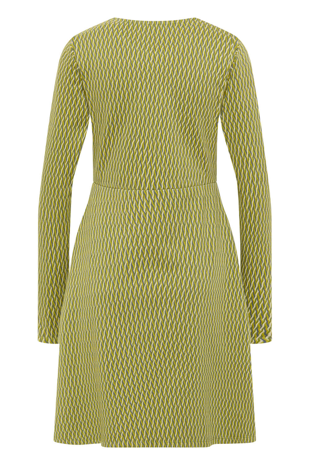 Knitted swing dress with a retro look