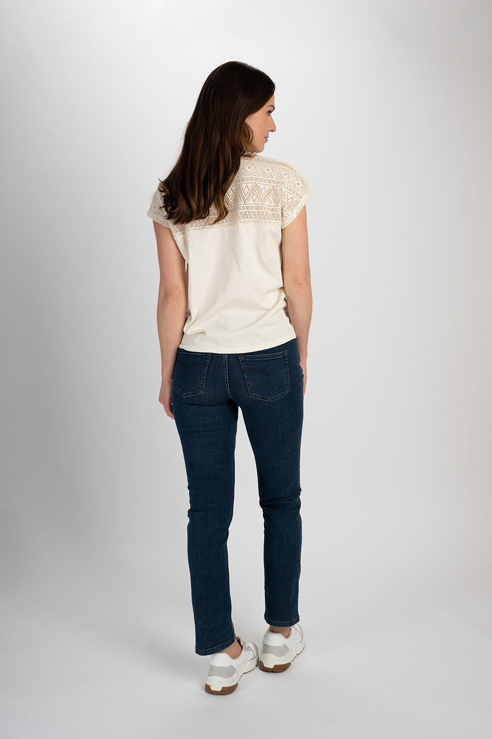 Shirt mit Spitzendetails