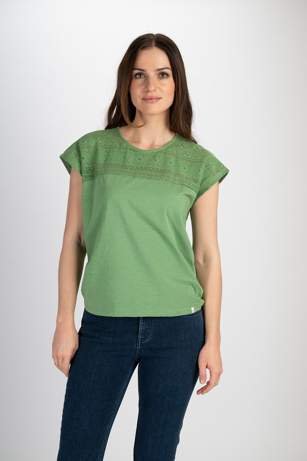 Shirt mit Spitzendetails