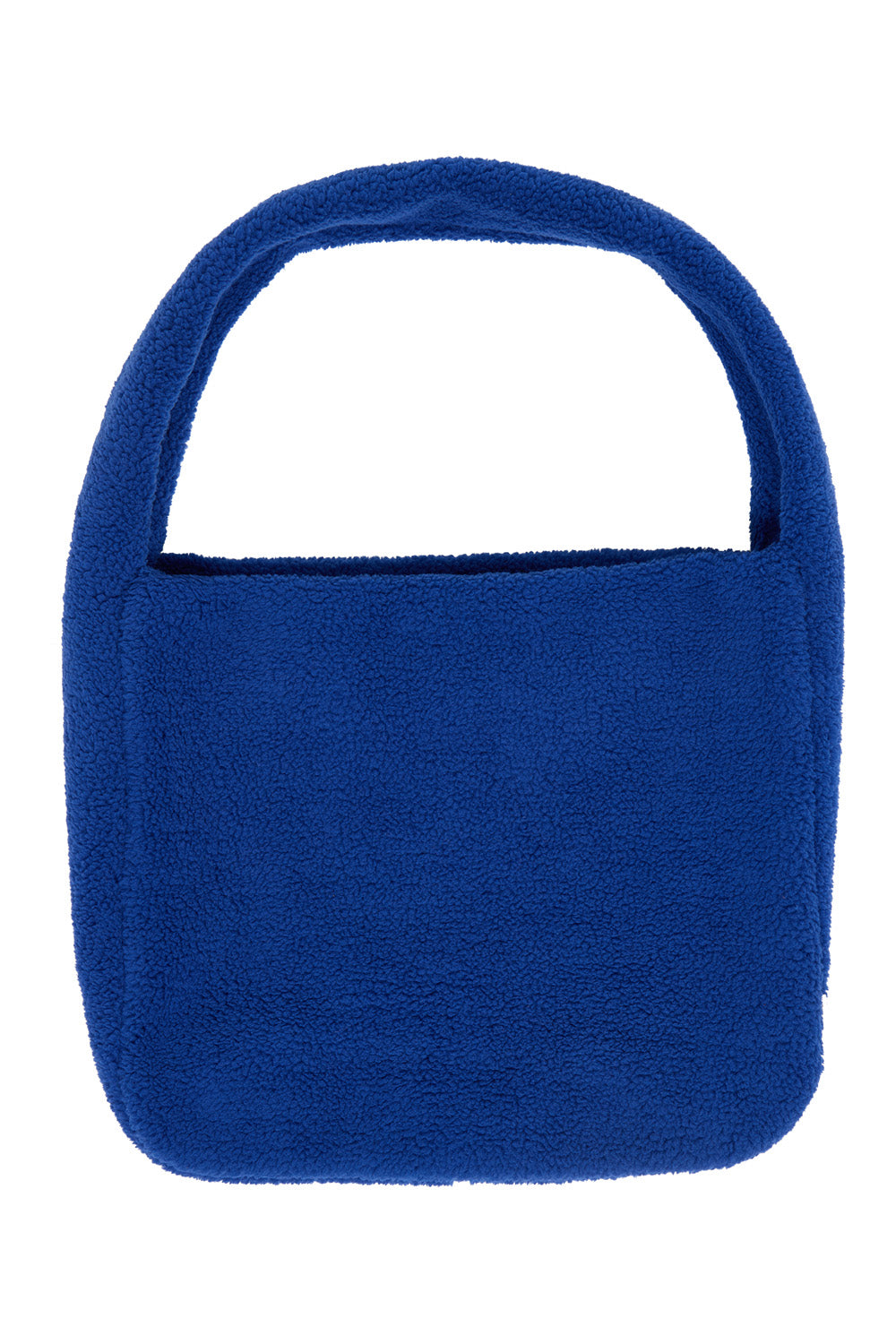 Shopper aus Fleece blau