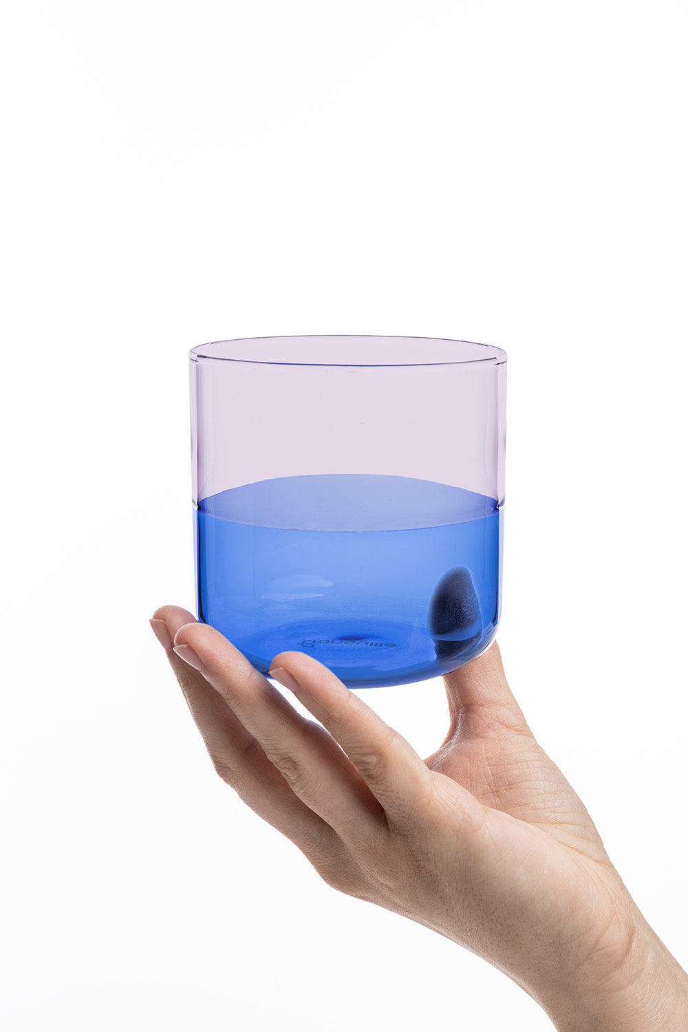 Glas RAIINBOW Blau – Borosilikatglas