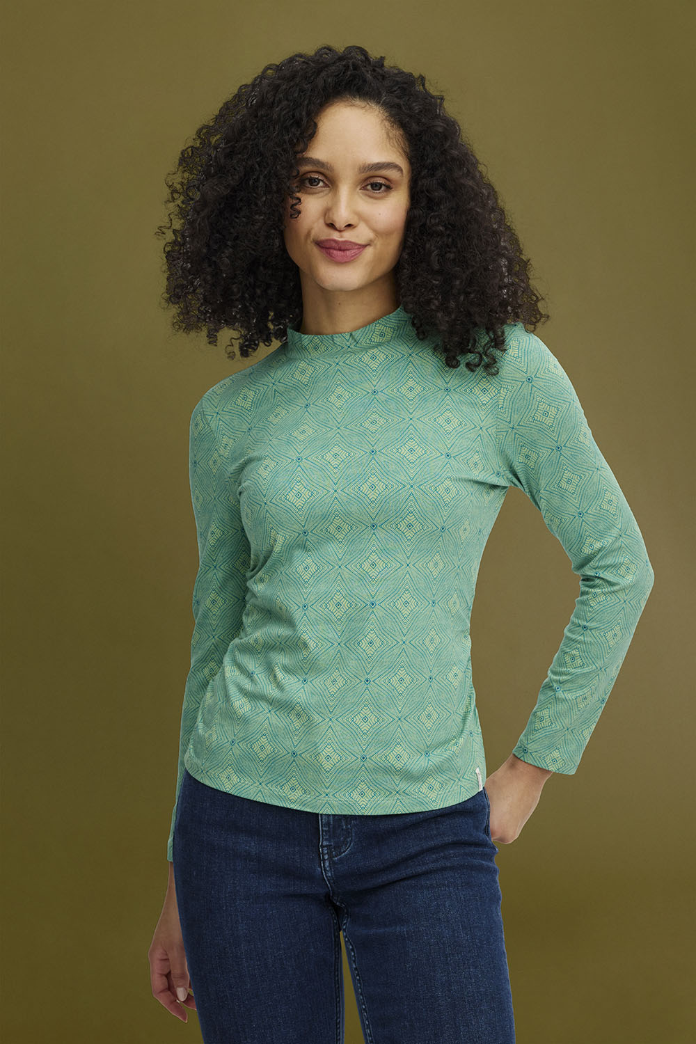Feminines Jersey-Shirt