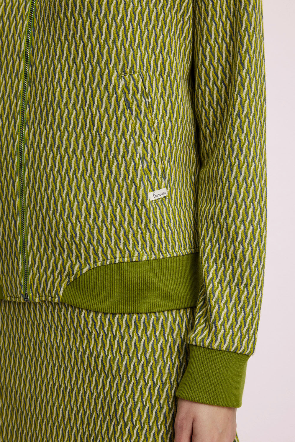 Gestrickte Jacke im Retro-Look