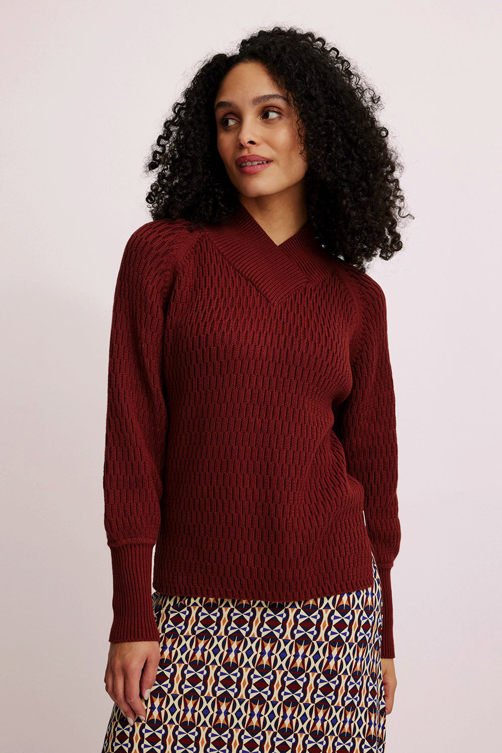 Loose knit jumper