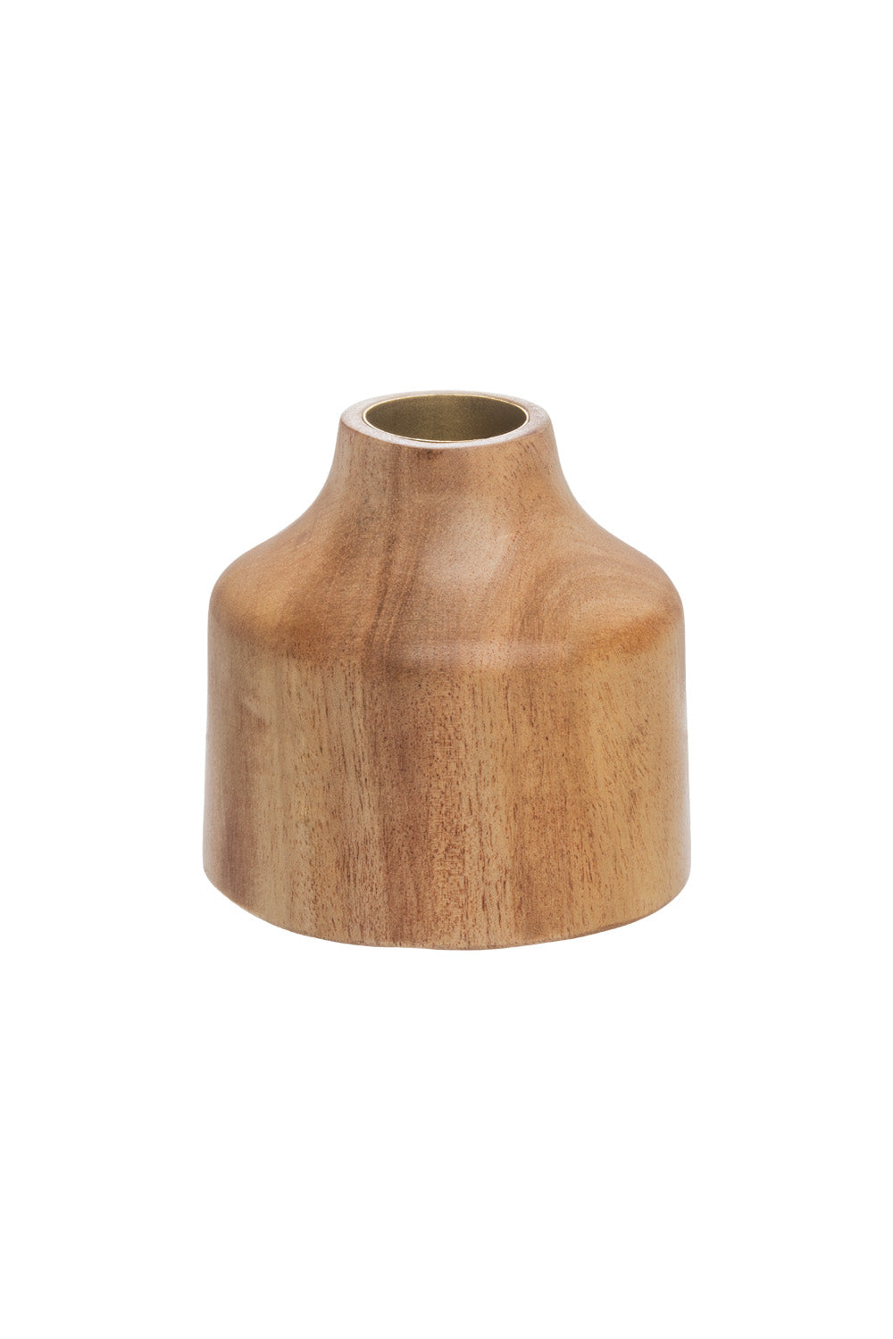 Kerzenhalter NEEMWOOD Braun, 6,5 cm