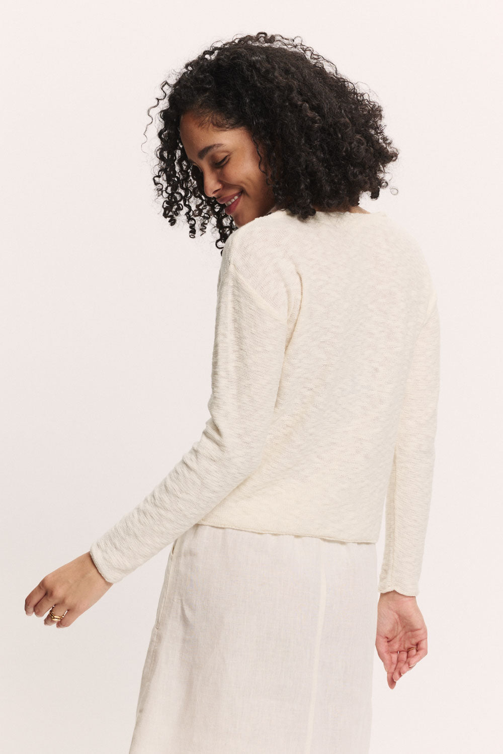 Strickjacke Ronjaa aus Bio-Baumwolle