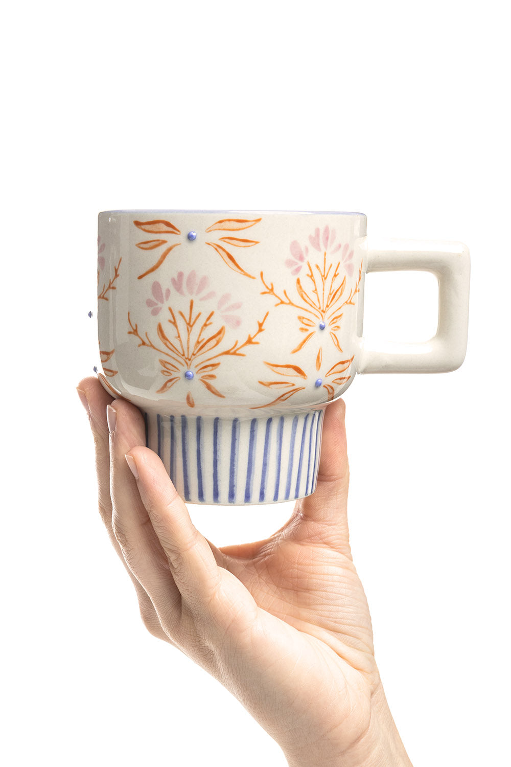 Tasse RETROFLORIA – Steinzeug
