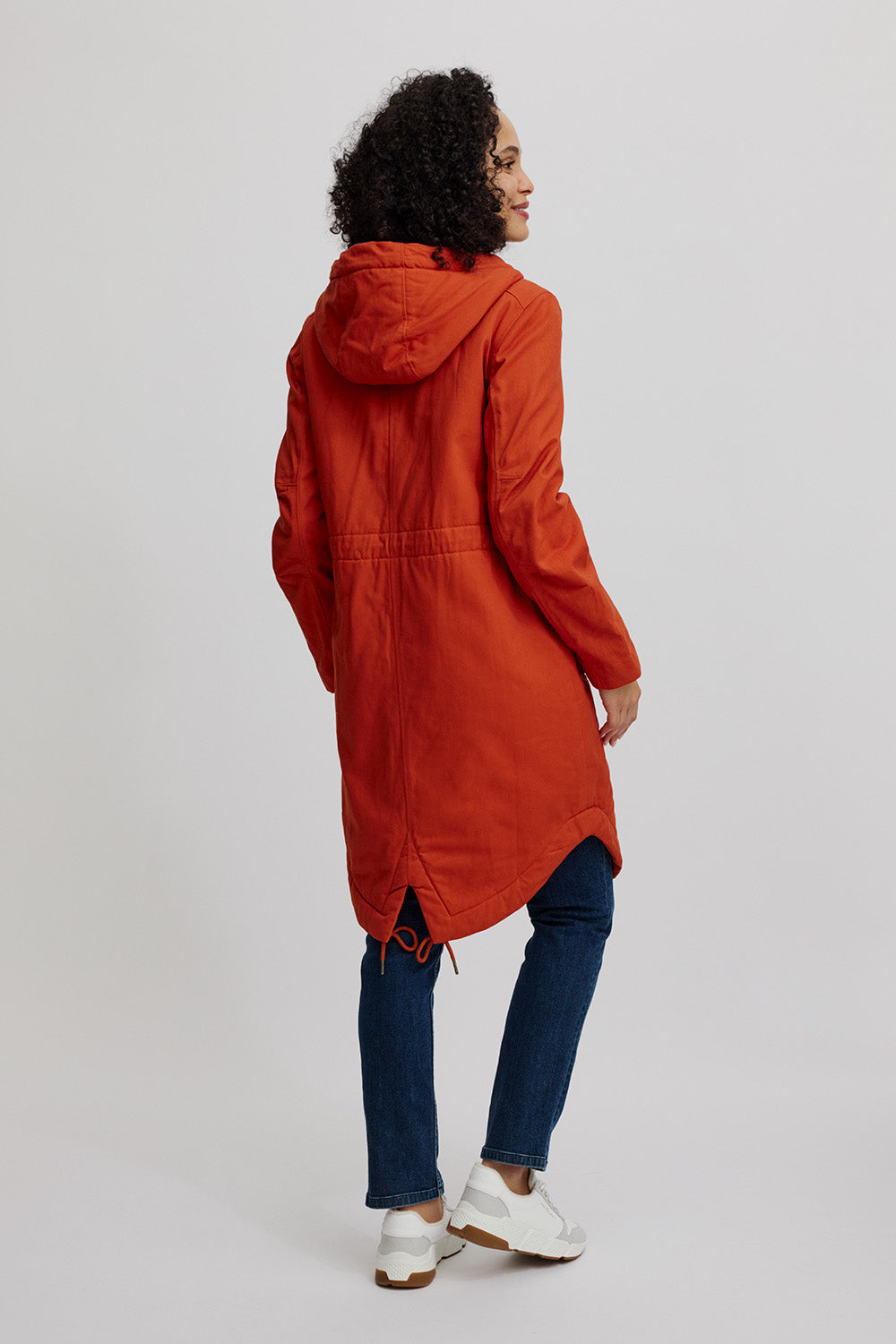 Lined parka made of organic cotton