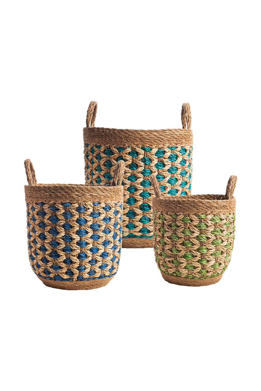 Storage Baskets SEAWEED Set of 3