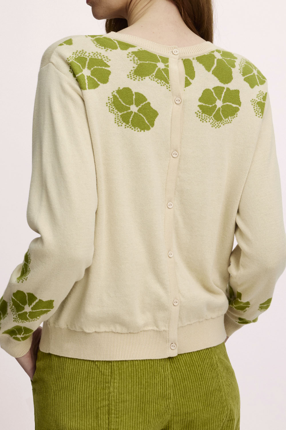 Loose jacquard jumper