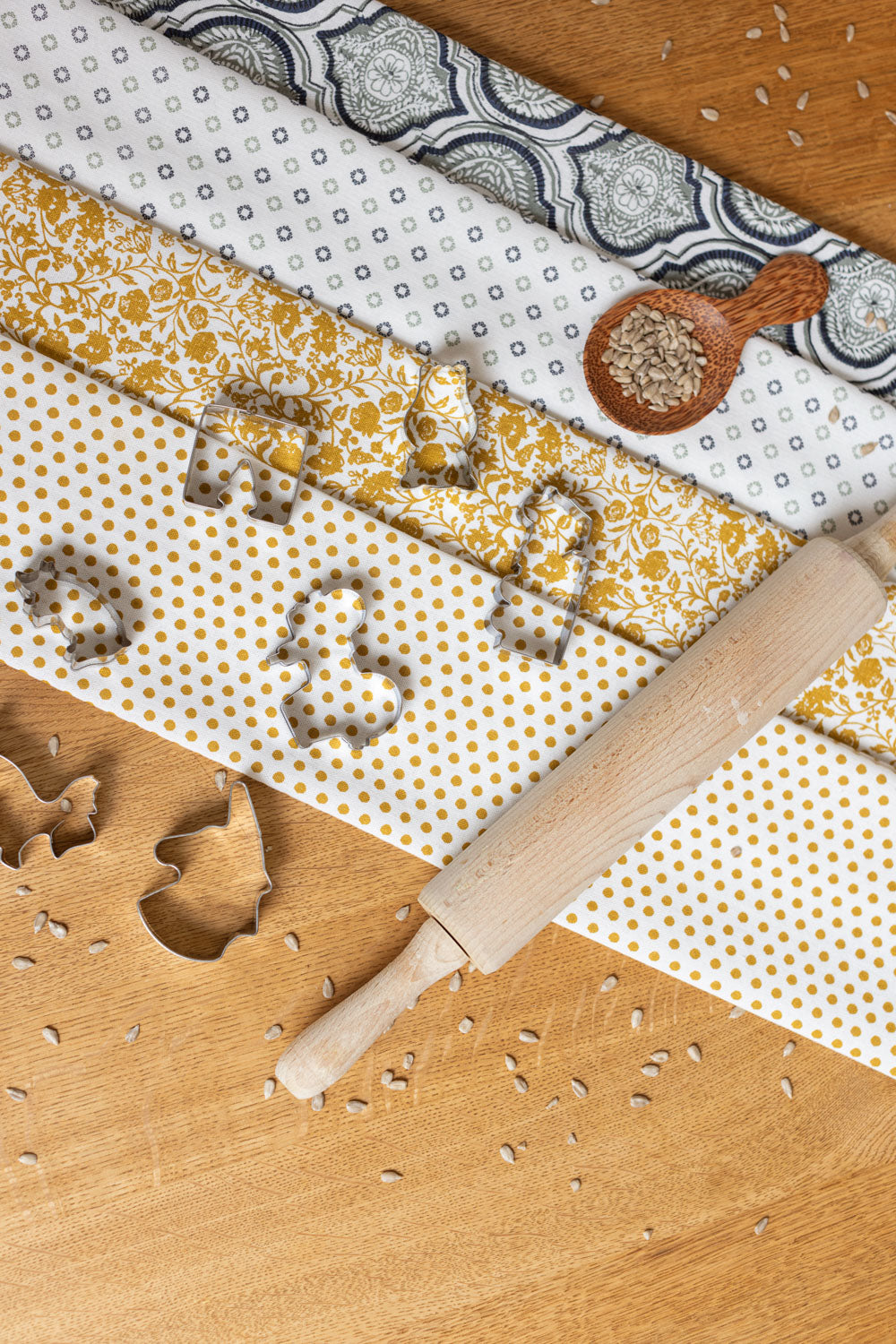 Geschirrtuch FLORAL 2er-Set (Bio-Baumwolle)