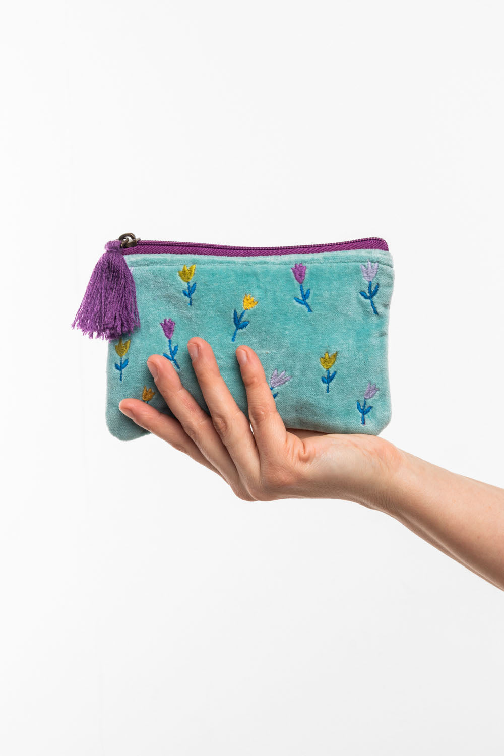 Samttäschchen FLORAL
