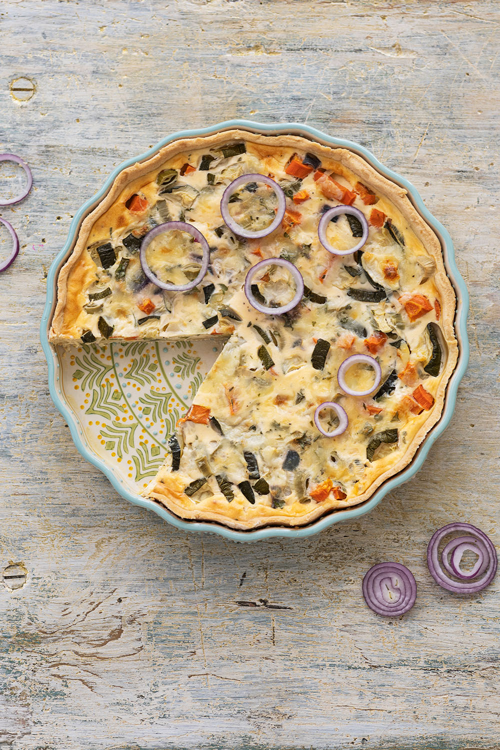 Quiche dish RETRO