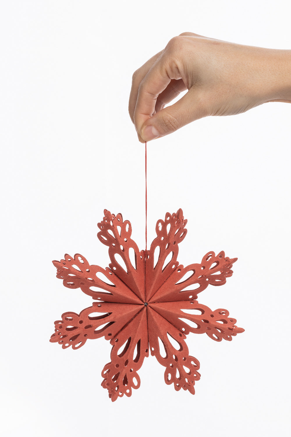 Paper pendant RED STAR