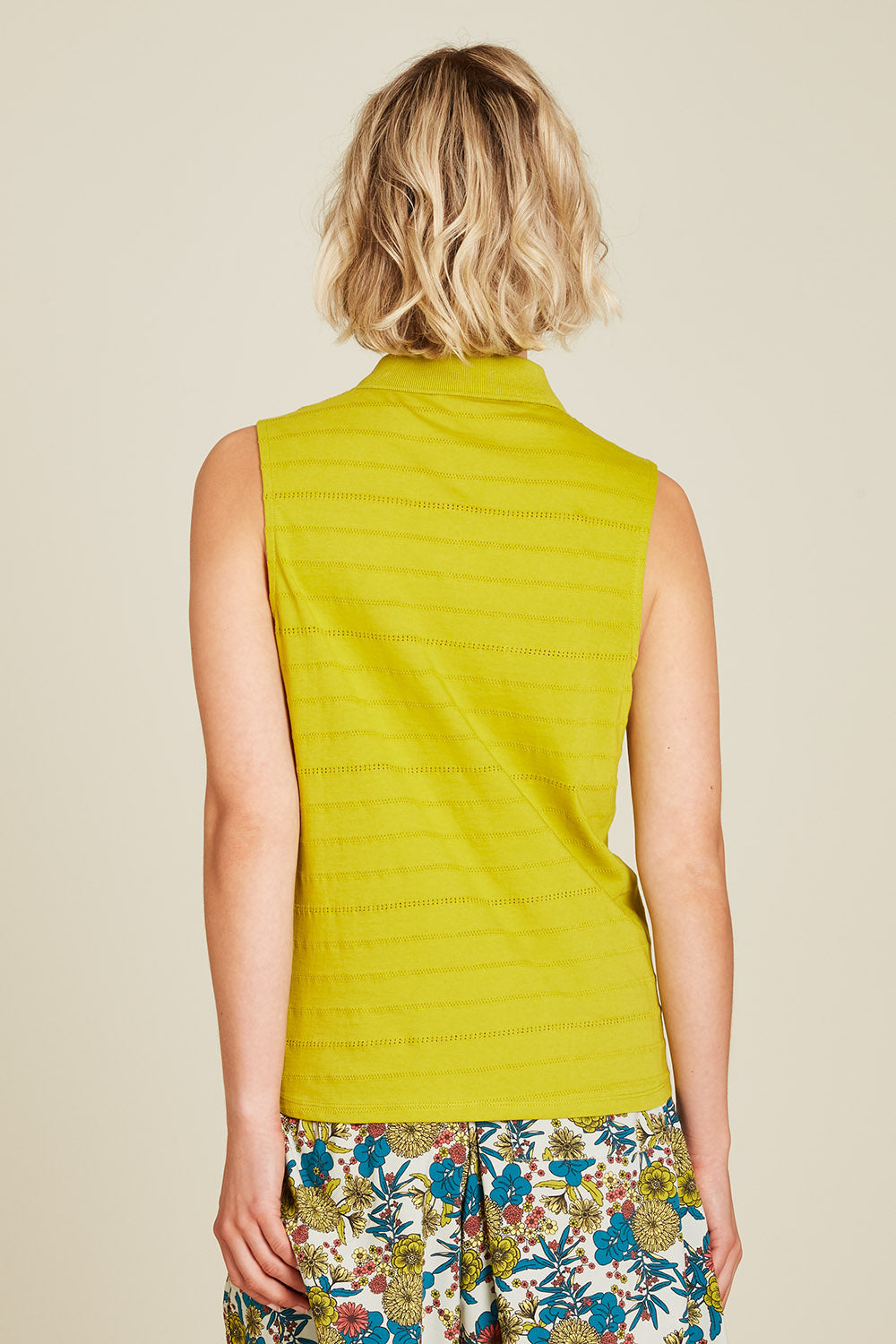 Ajour jersey blouse