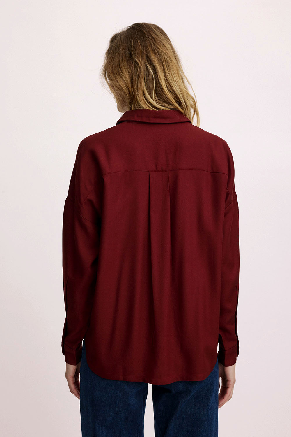 Oversized blouse in EcoVero™ viscose