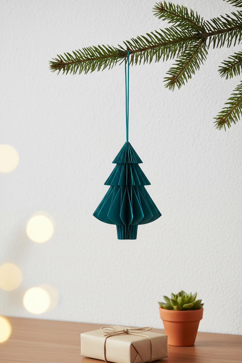 Papieranhänger PETROL TREE