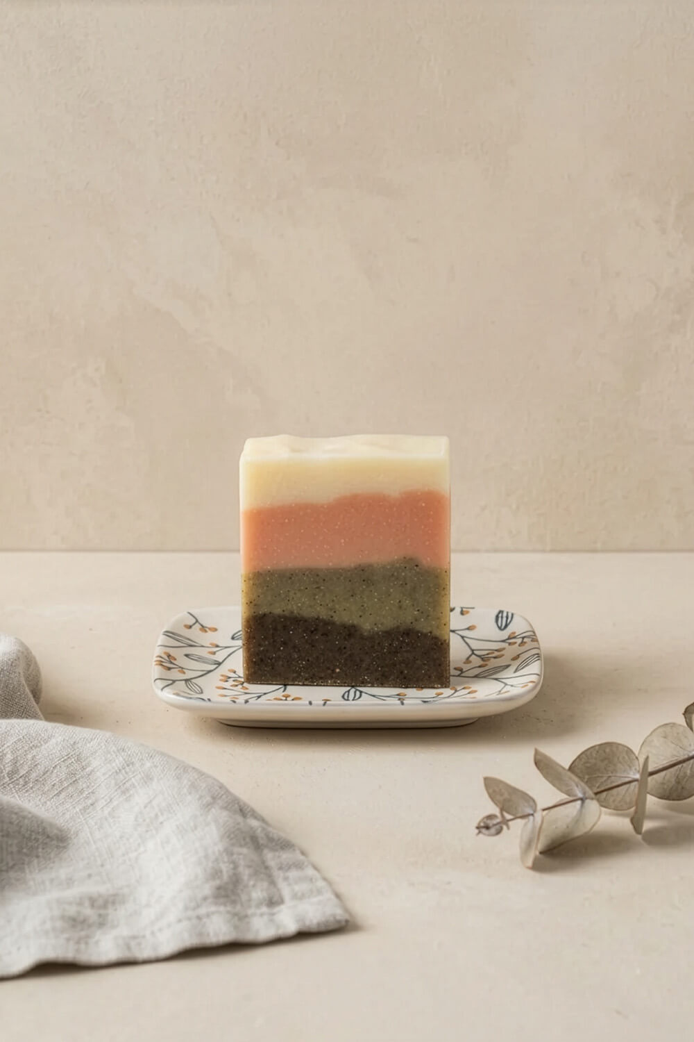Set: Soap & Soap Dish ROMANTIC - your care duo