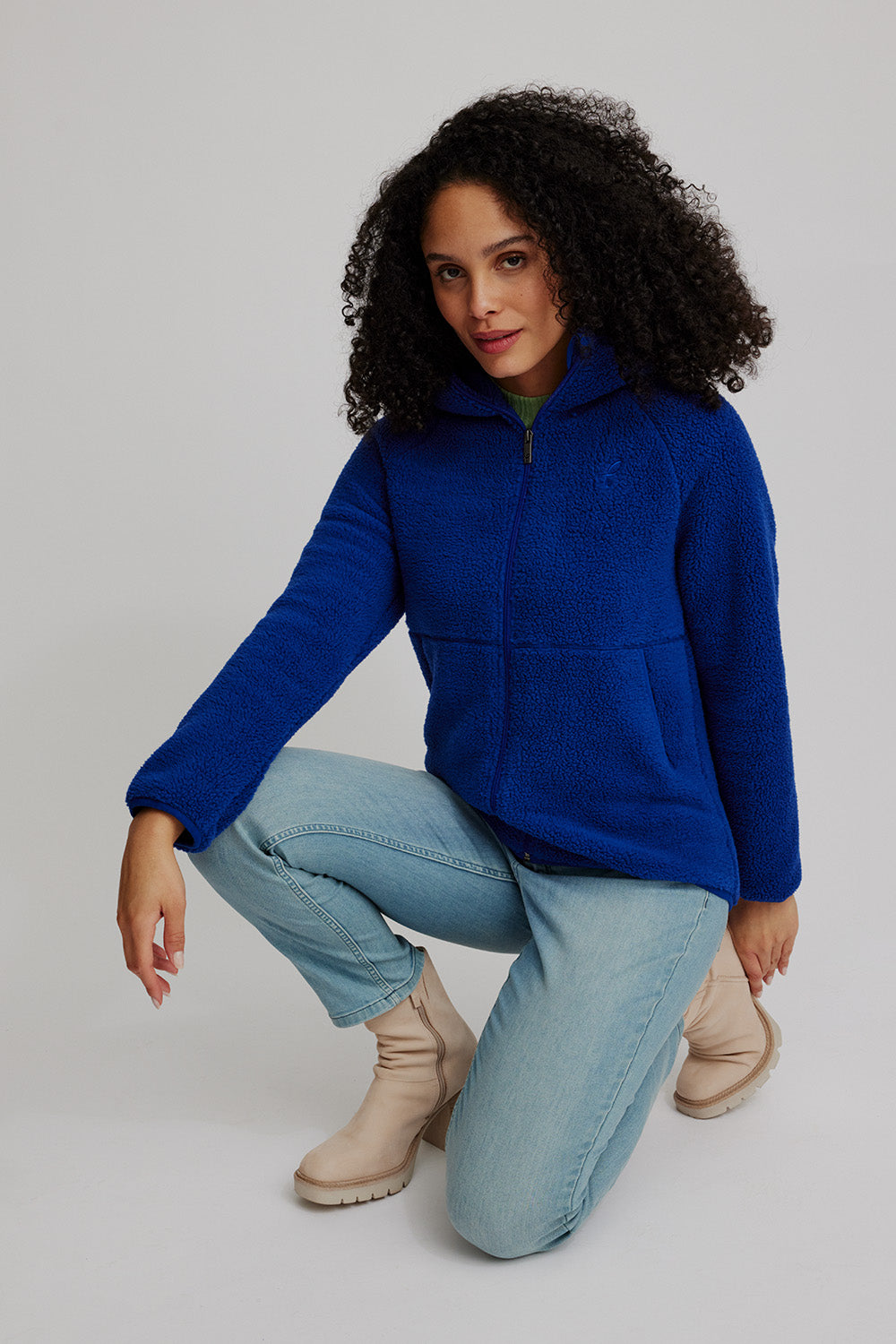 Cosy fleece jacket
