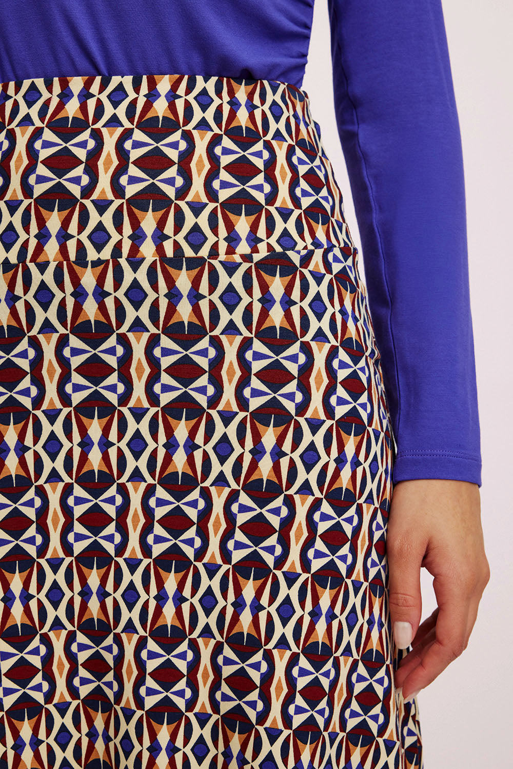 Midi skirt in EcoVero™ viscose