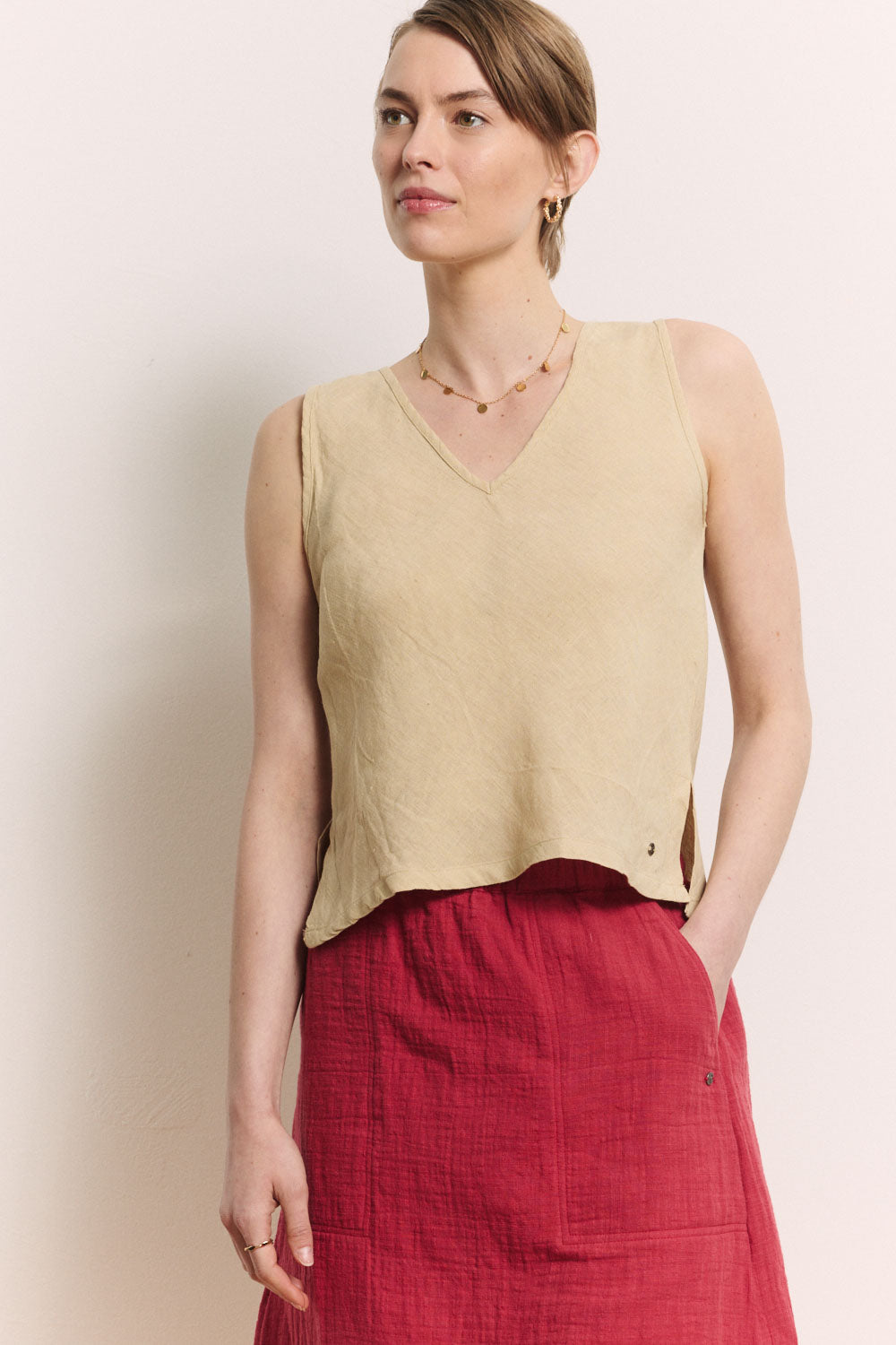 Linen Top Menaa