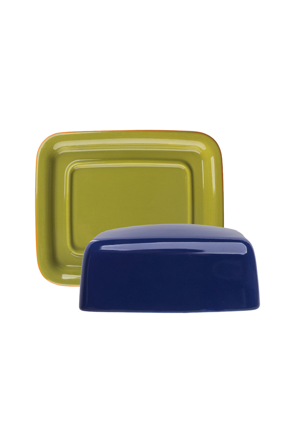 Butterdose COLOURI Blau, Detailansicht