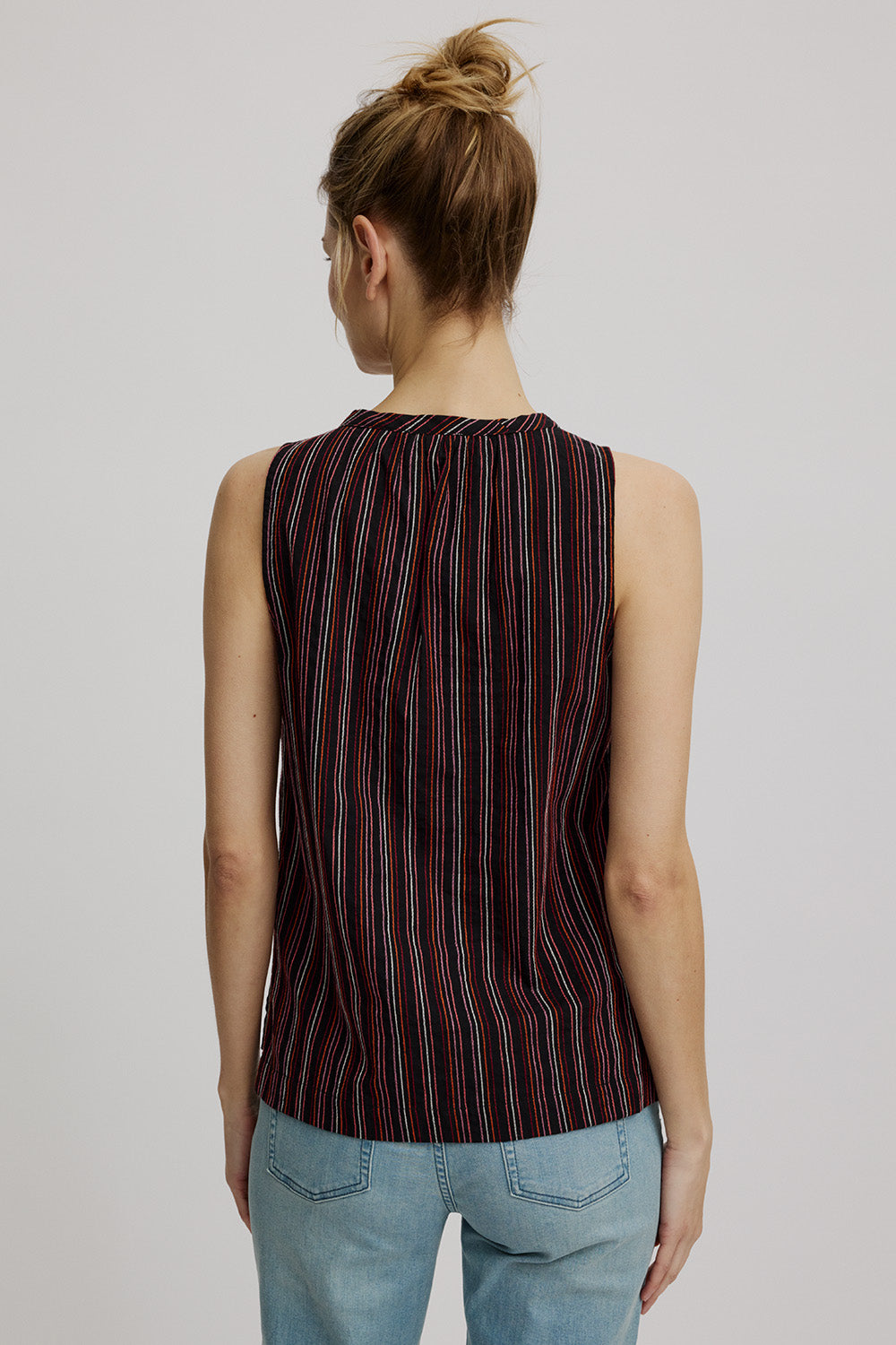 Bluse in Leinenoptik