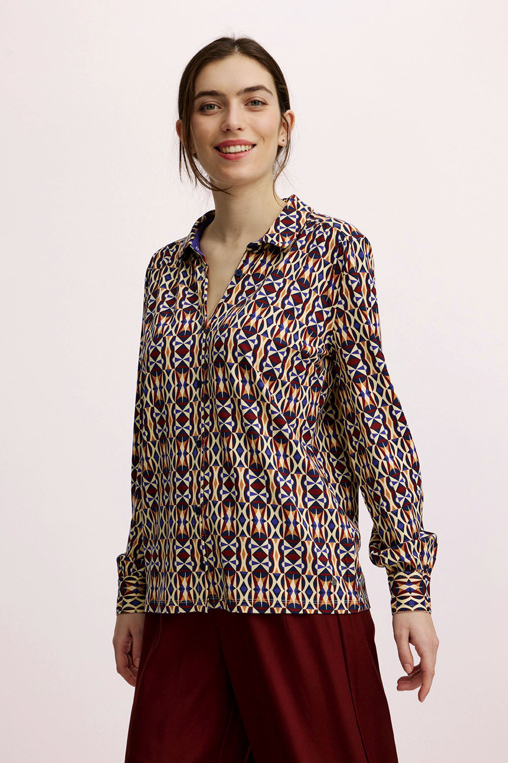 Bluse aus EcoVero™ Viskose