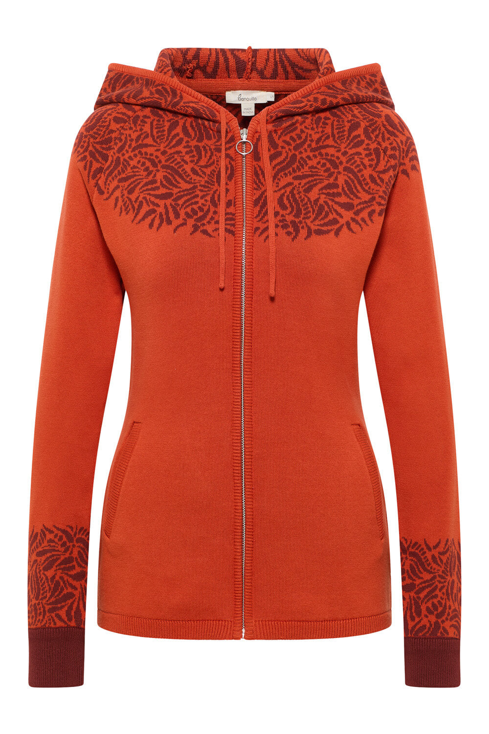 Jaquard-Strickjacke