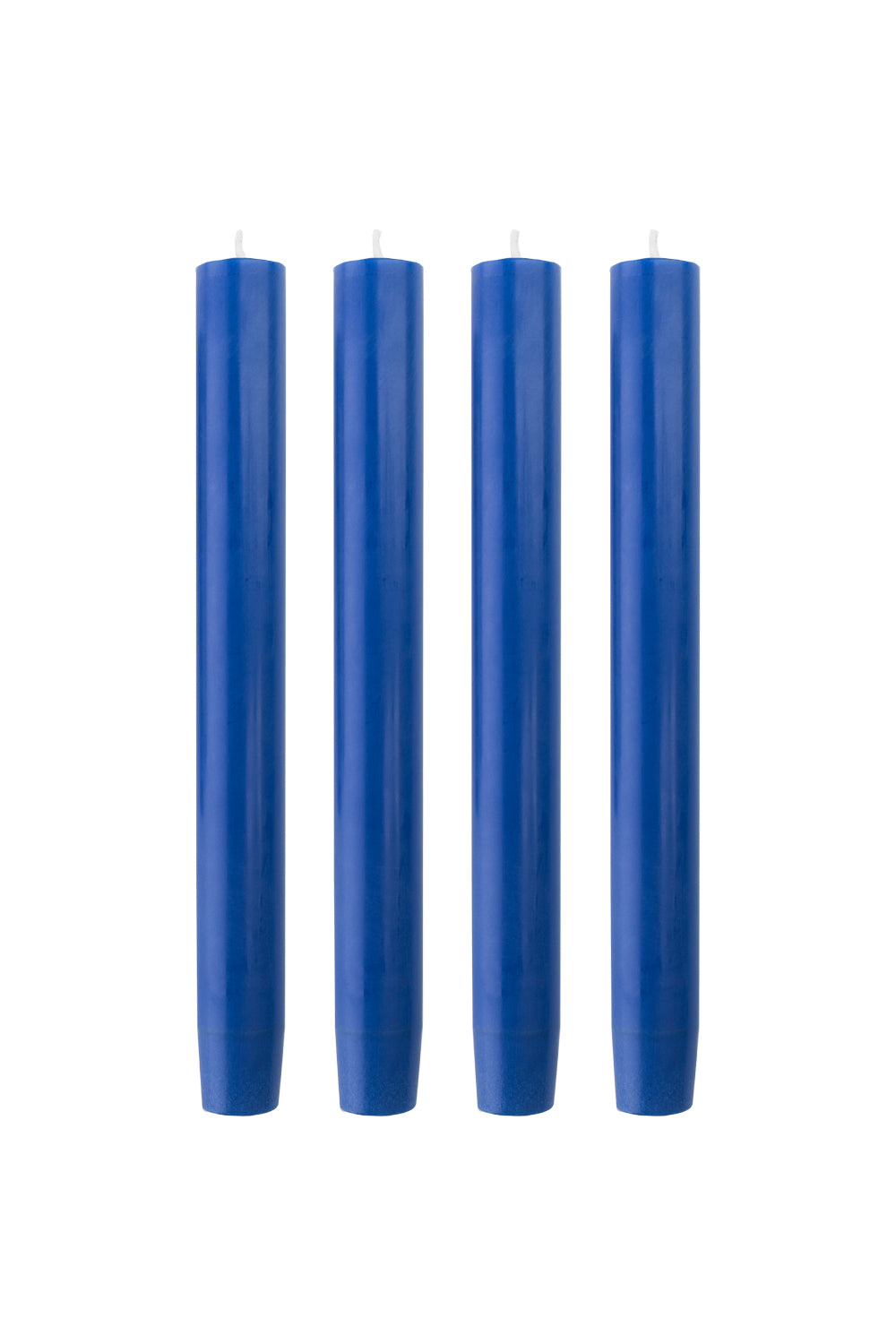 Taper Candles GLUMI blue Set of 4