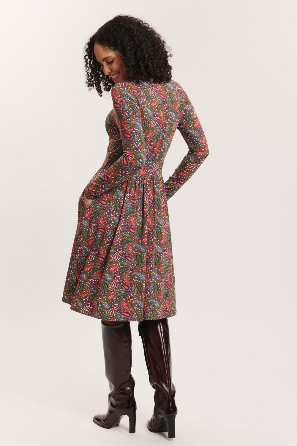 Image Jersey-Kleid Corinnee aus Viskose_3