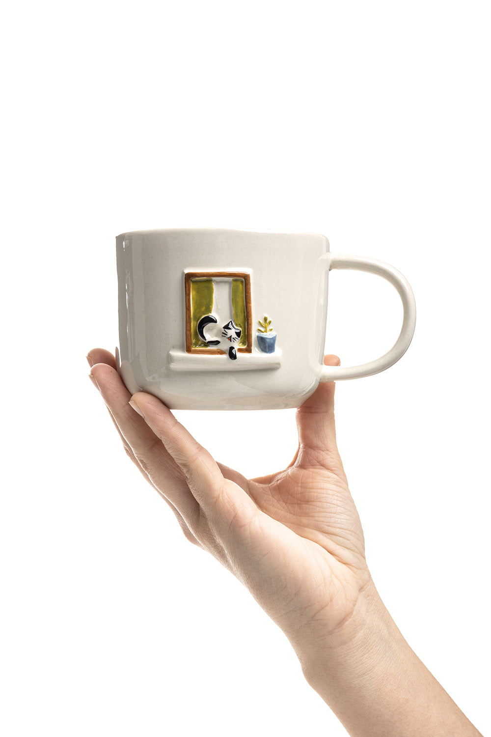 Tasse BRUNETTEA Katze – Steinzeug 300ml