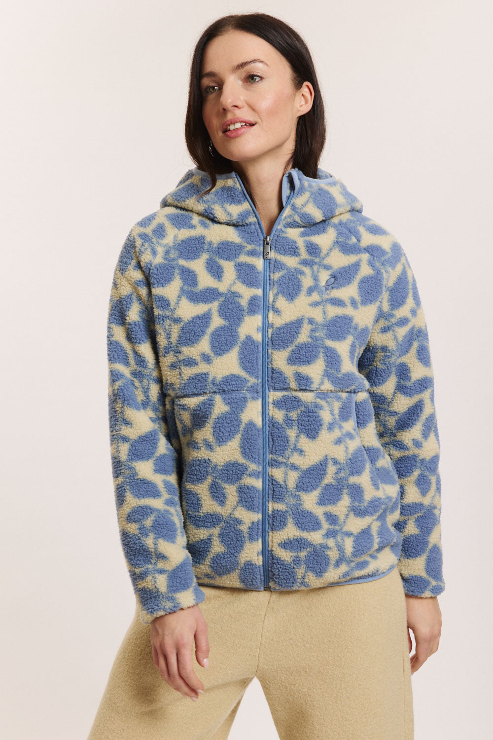 Image Teddy-Fleecejacke Alinaa mit recyceltem Polyester_2