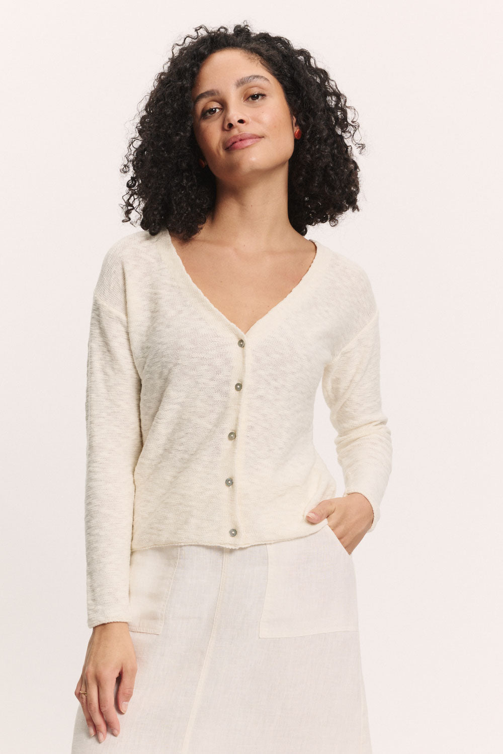 Strickjacke Ronjaa aus Bio-Baumwolle