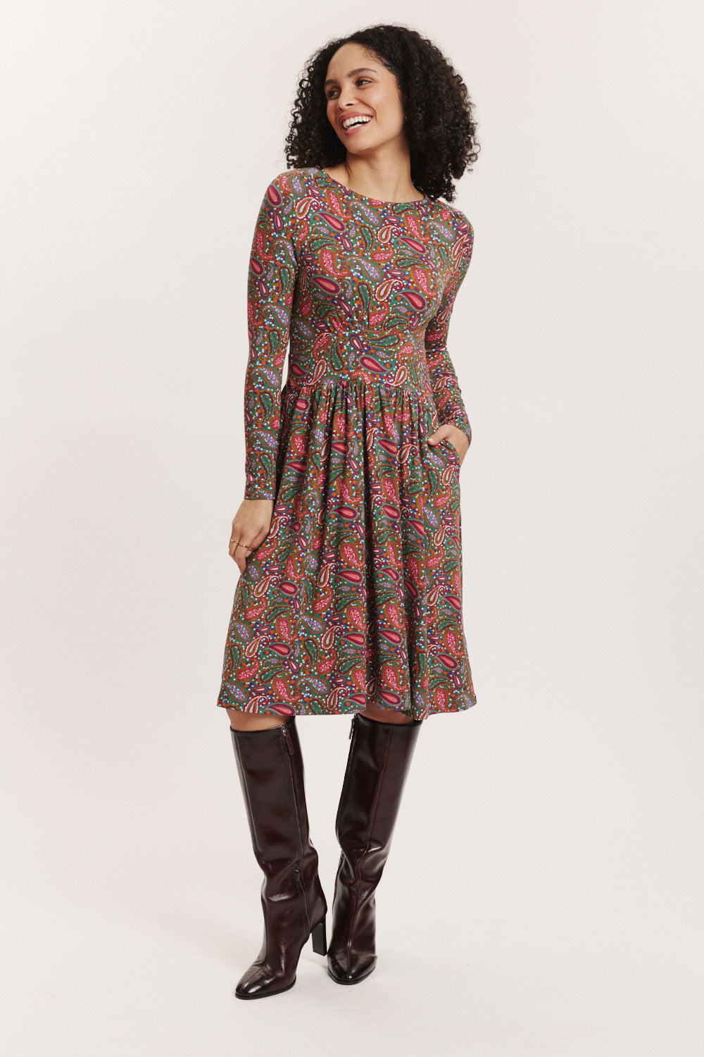 Image Jersey-Kleid Corinnee aus Viskose_2