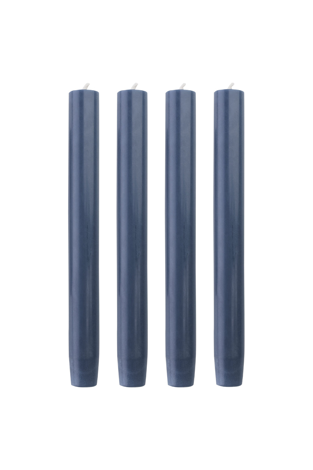 Taper Candles GLUMI dark blue Set of 4