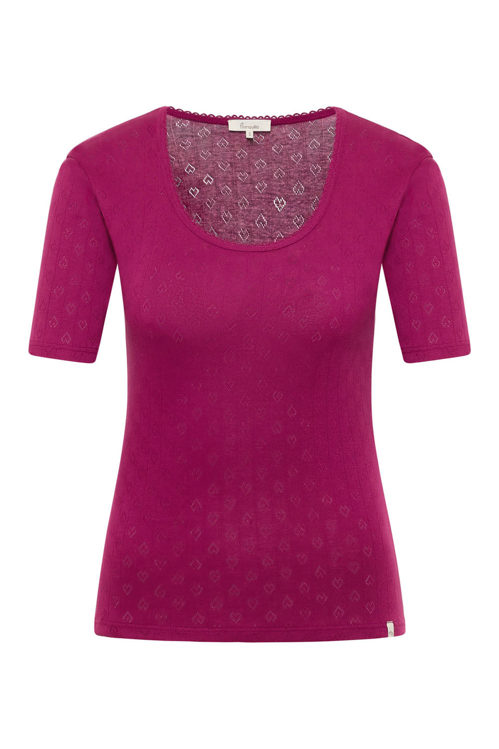 Ajour-Shirt Camilaa aus GOTS-Bio-Baumwolle