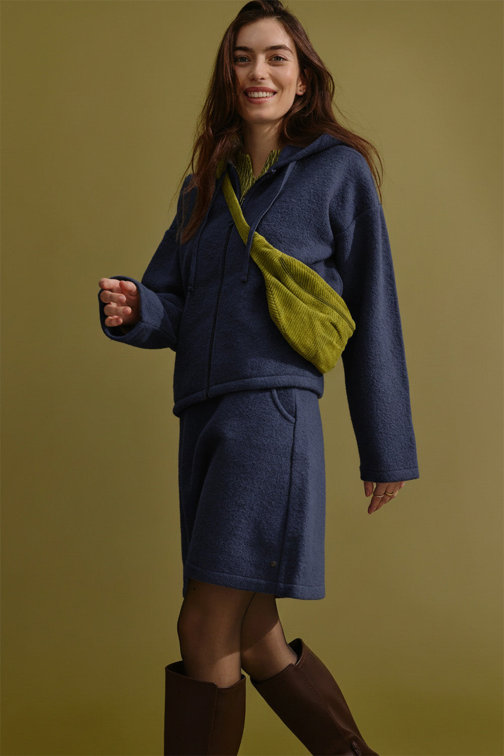 Corduroy belt bag
