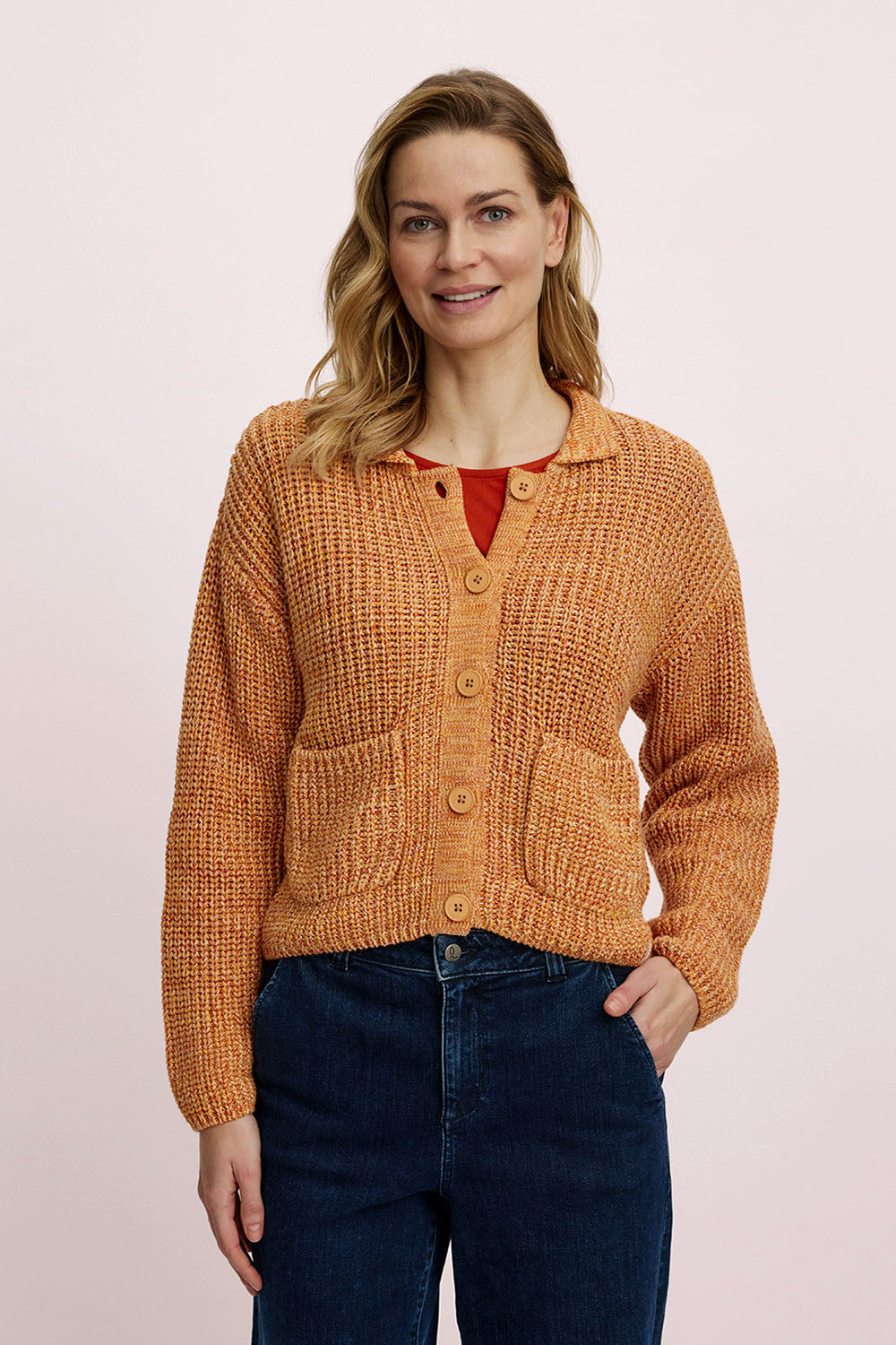 Strickjacke im Retro-Look