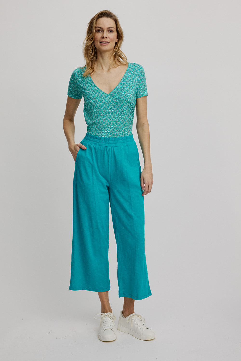 Lockere 7/8 Jersey-Hose