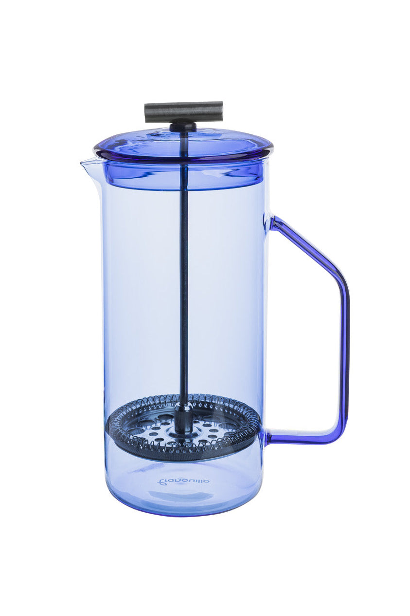 French Press RAIINBOW Blau – Borosilikatglas