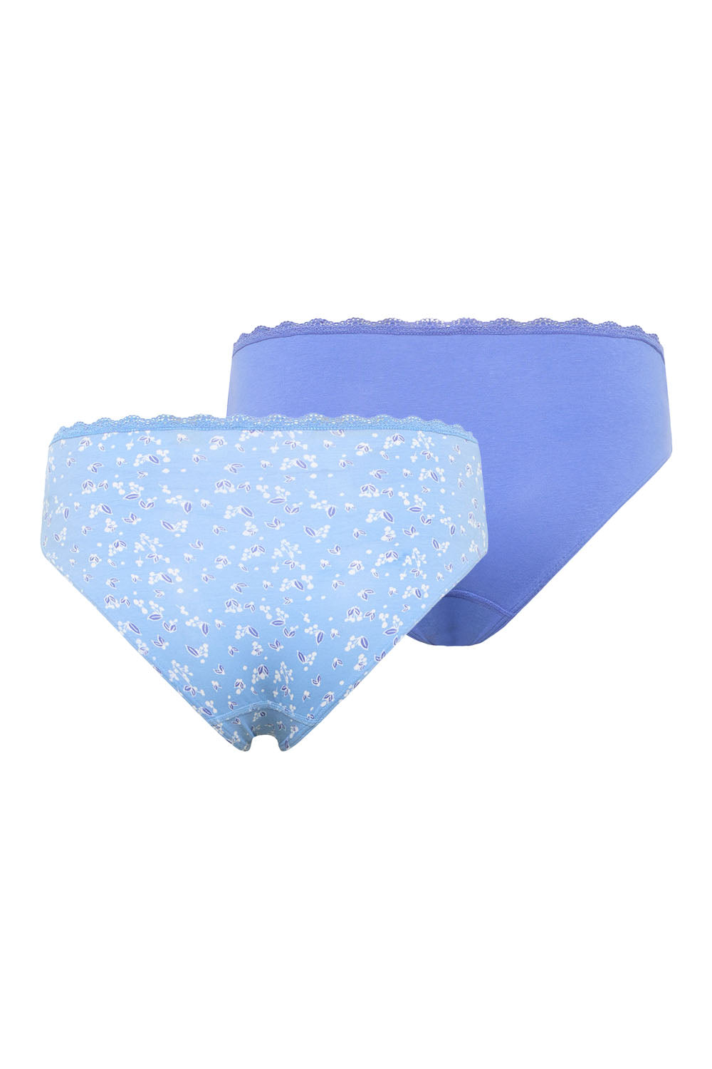 Set of 2 organic cotton jersey briefs Adaa