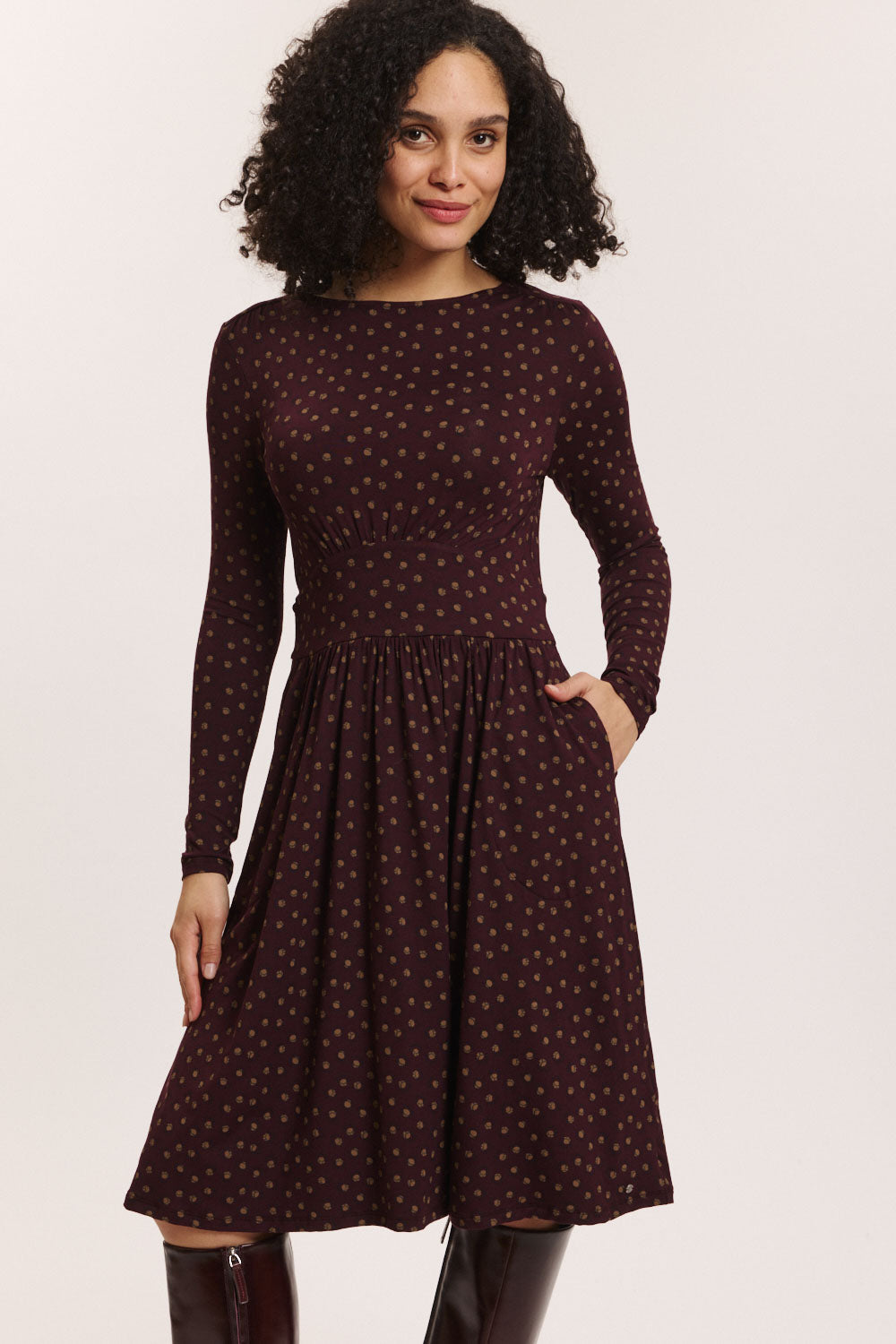 Image Jersey-Kleid Corinnee aus Viskose_2