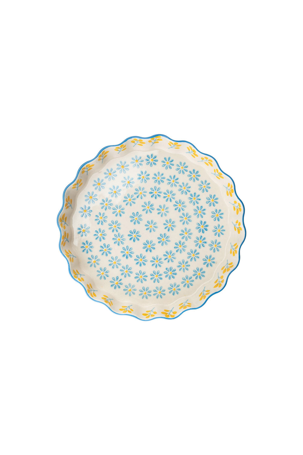 Quiche dish FLORAL