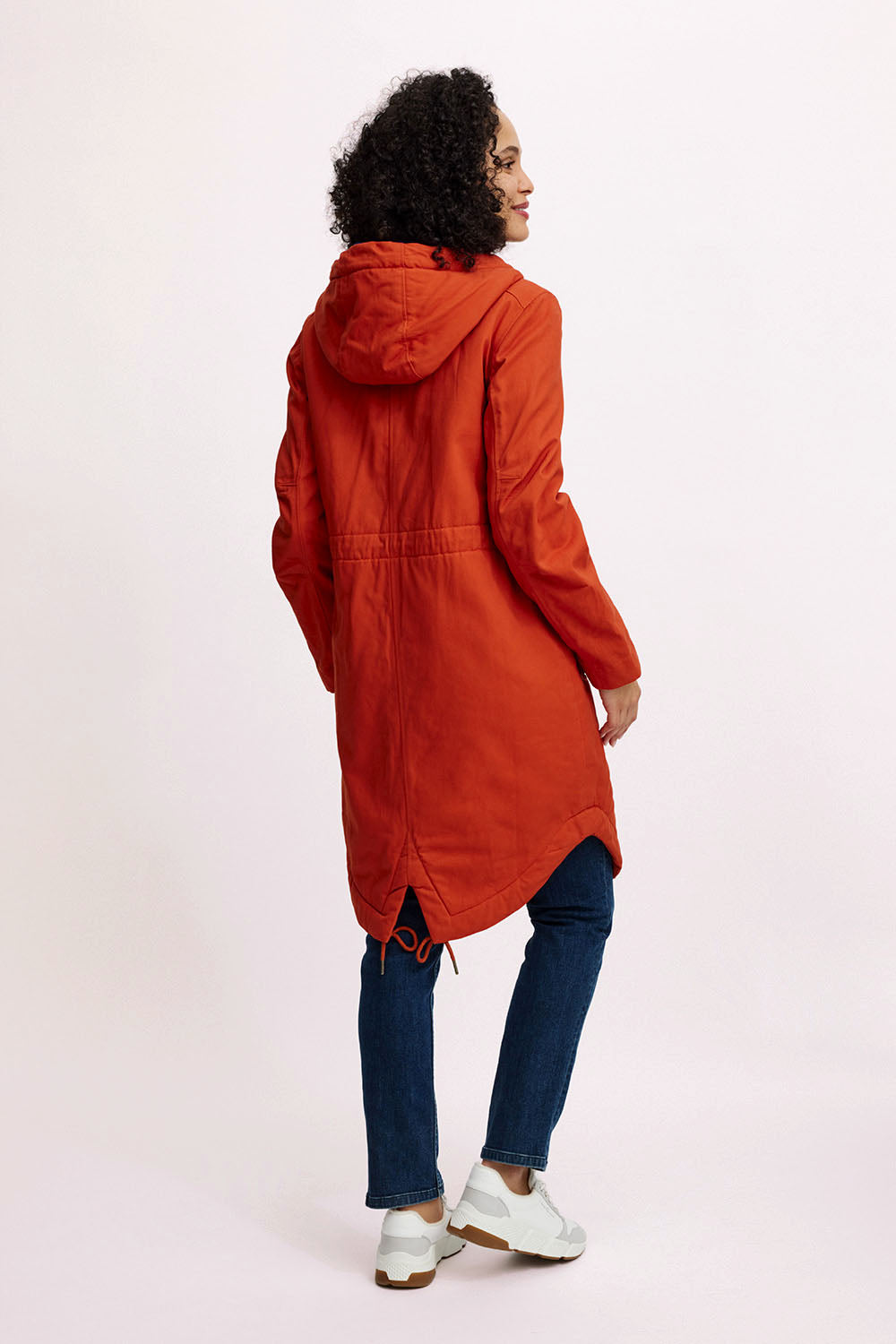 Lined parka made of organic cotton