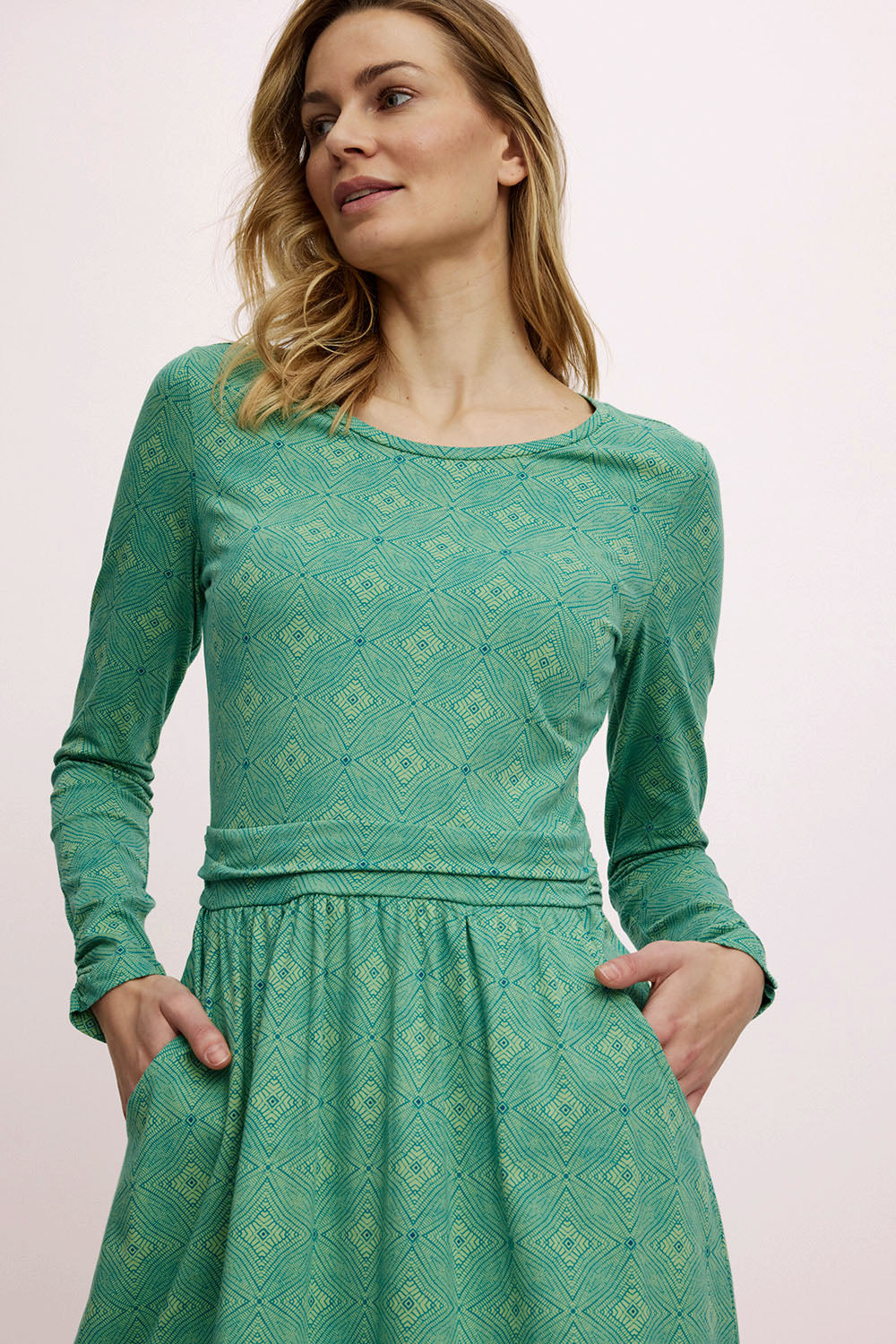Fitted jersey dress