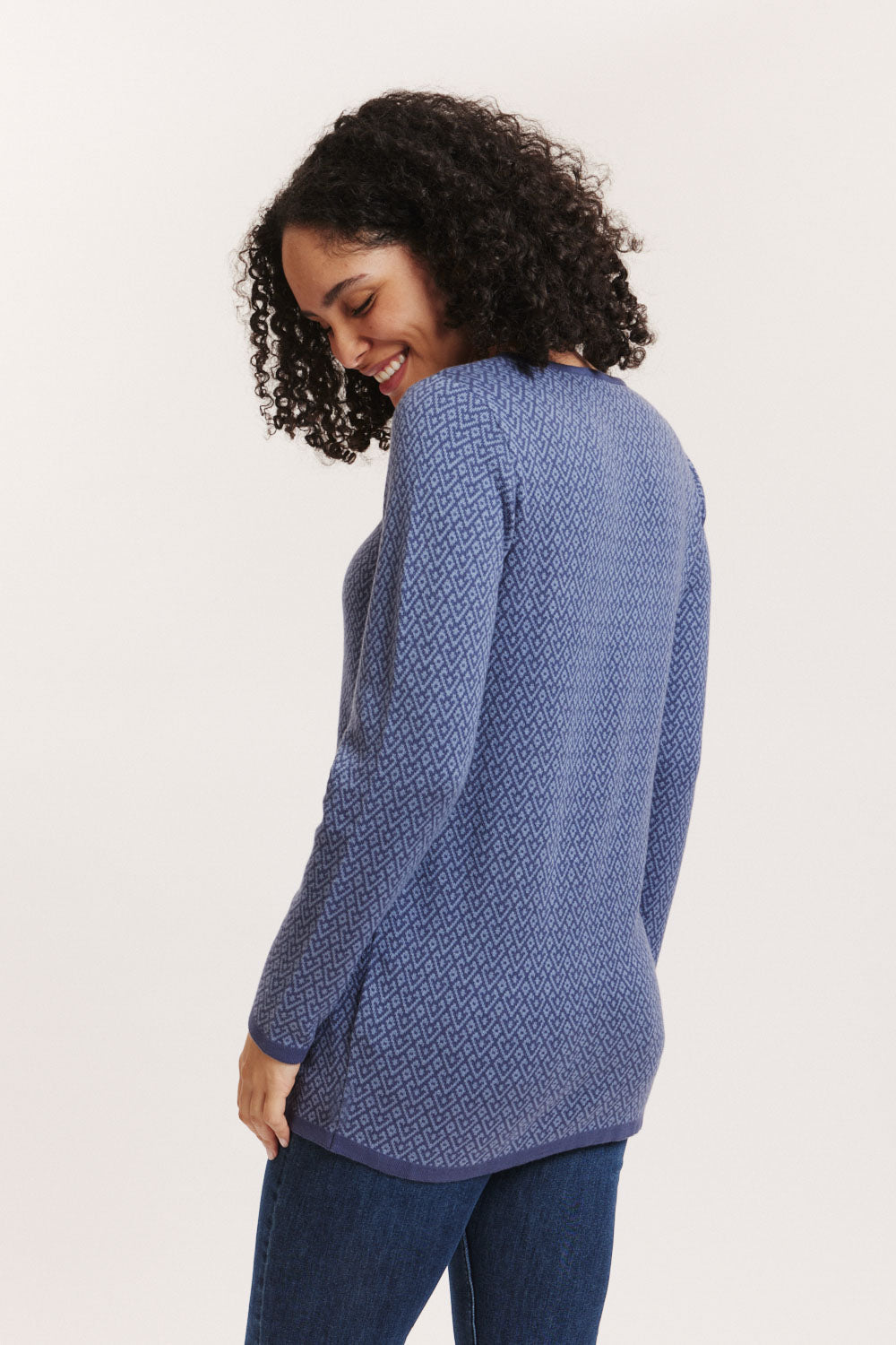 Image Jacquard-Pullover Lolaa aus Biobaumwolle_3
